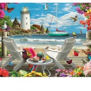 Complete Coastal Escape 300 piece EZ Grip jigsaw puzzle by Memory Lane